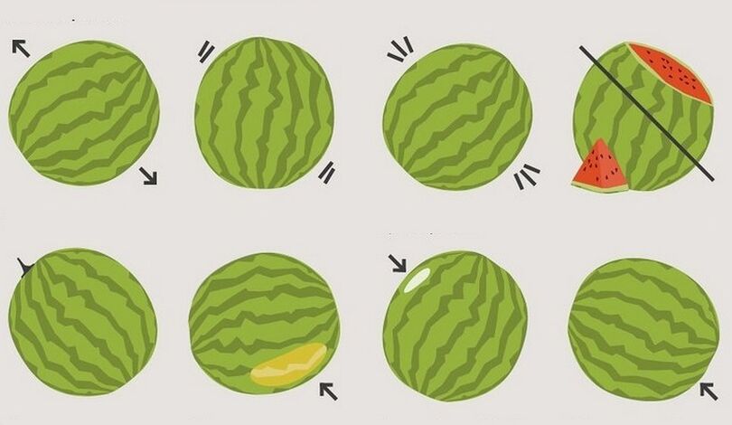 wéi eng Waassermeloun ze wielen