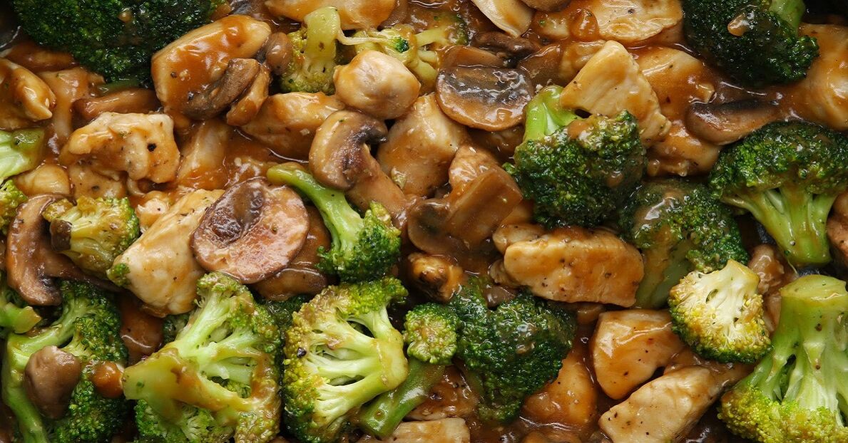 Poulet mat Broccoli mat Zooss