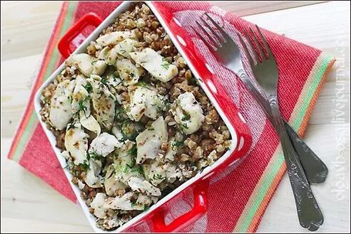 Buckwheat mat Poulet