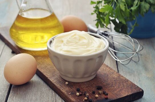 Mayonnaise op Ducan